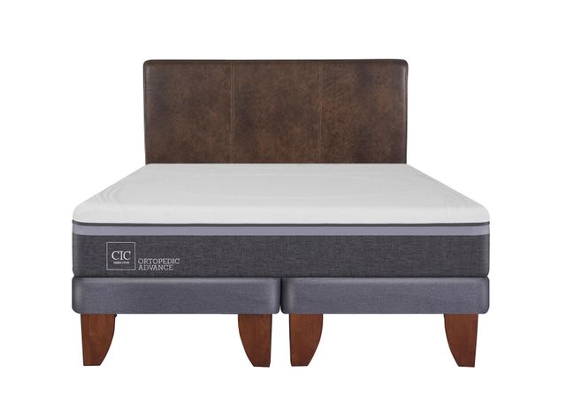 Cama Europea Ortopedic Advance King Respaldo + Baker-1