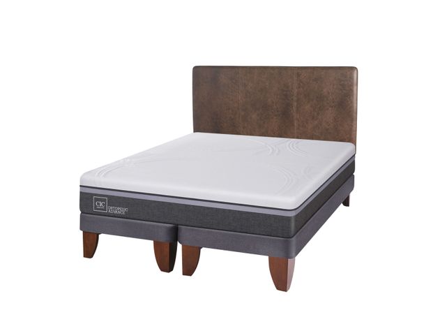 Cama Europea Ortopedic Advance King Respaldo + Baker-0