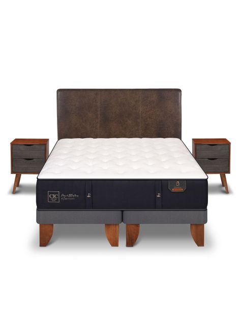 Cama Europea Premium King Baker + Set Muebles-2