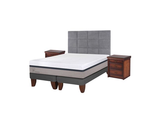 Cama Europea Balance King Base Dividida + Set Muebles Tamesis-1
