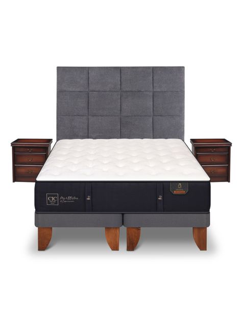 Cama Europea Premium King Tamesis + Set Muebles-2