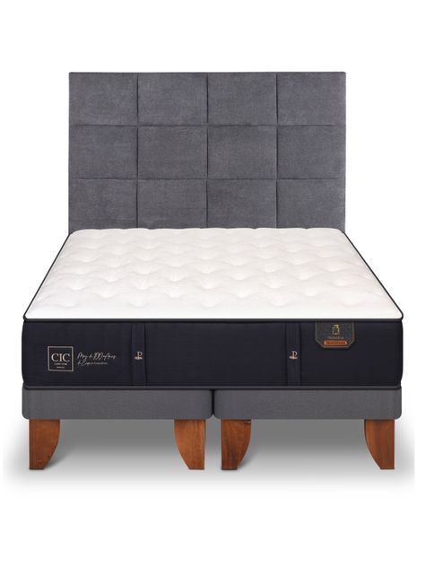 Cama Europea Premium Super King + Respaldo Tamesis-2