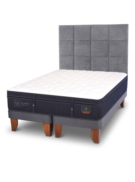 Cama Europea Super Premium King + Respaldo Tamesis-0