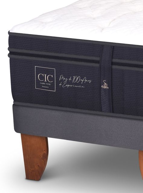 Cama Europea Super Premium King + Respaldo Tamesis-3