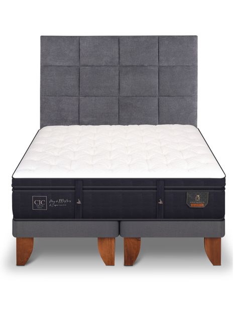 Cama Europea Super Premium Super King + Respaldo Tamesis-2