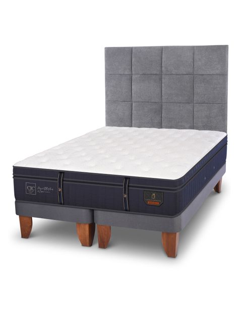 Cama Europea Grand Premium Super King + Respaldo Tamesis-0