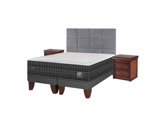 Cama Europea Lux Súper King Base Dividida + Set Muebles Tamesis-1