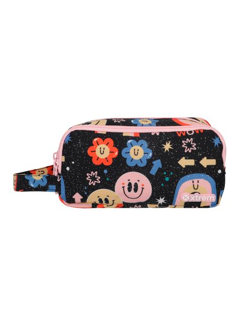 Estuche University+ 5Xt Arcoíris Negro-0