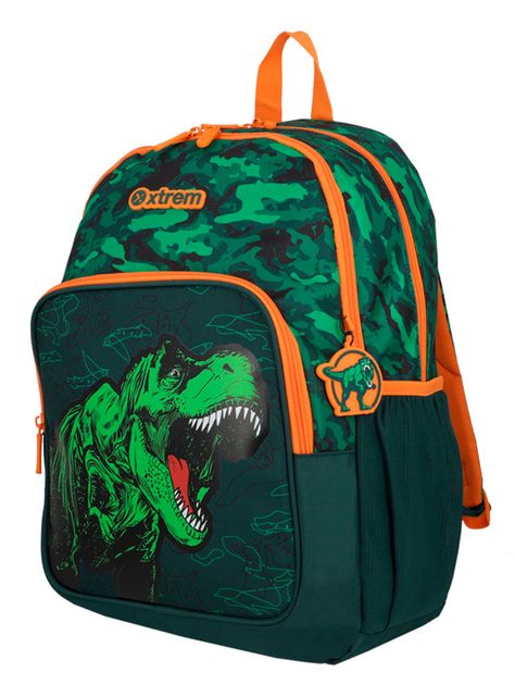 Mochila Hopper 5Xt Dino Verde-2