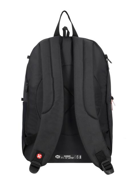 Mochila Notebook Kansas 5Xt Negro/Rose Gold 15"-1