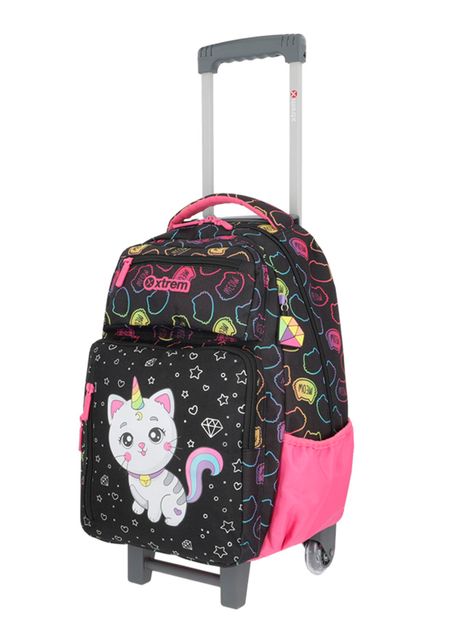 Pack Mochila con Ruedas Run 5Xt Gato Negro-1