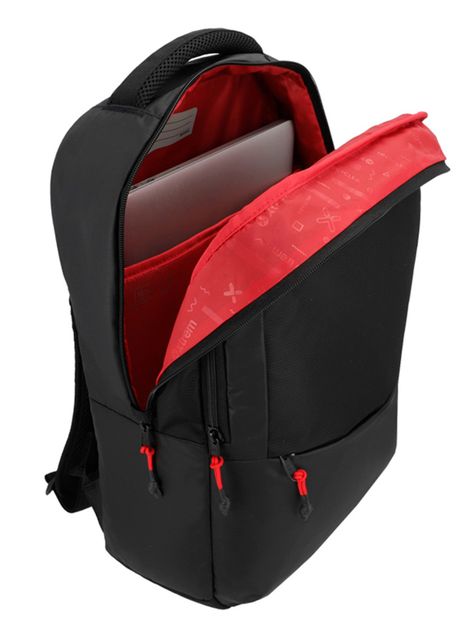 Mochila Notebook Redwood 5Xt Negro/Rojo 16"-3
