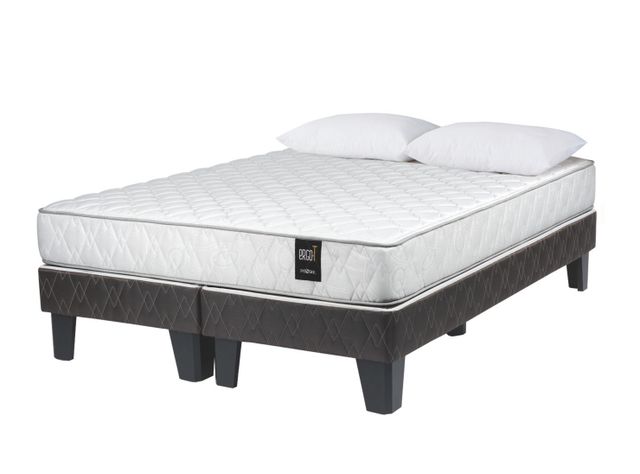 Cama Ergo T 2 Plazas Base Dividida + Almohadas-0