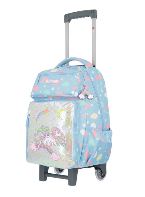 Pack Mochila con Ruedas Run 5Xt Unicornio Azul-1