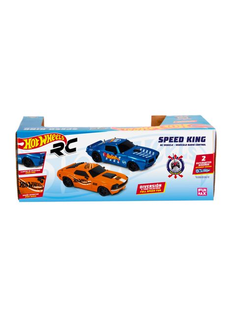 Auto a Control Remoto 1:18 Speed King Azul-2