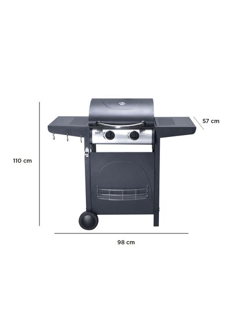 Parrilla a Gas BBQ Grill Houston Pro 2 Quemadores-3