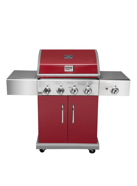 Parrilla a Gas Texas 4Q + Quemador Lateral Infrarrojo-0