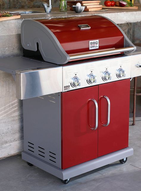 Parrilla a Gas Texas 4Q + Quemador Lateral Infrarrojo-4