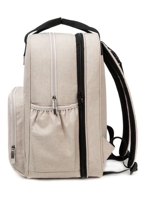 Bolso Pañalero Mudador Beige-3