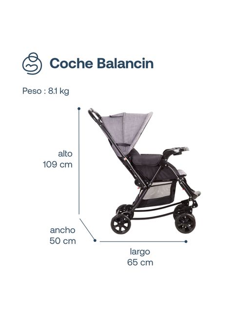Coche Balancín Gris Sx Mel-5