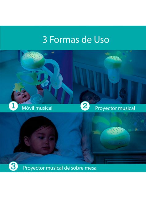 Móvil 3&1 Proyector Musical-3