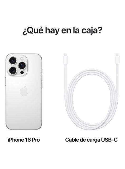 iPhone 16 Pro 128GB Titanio Blanco Liberado-2