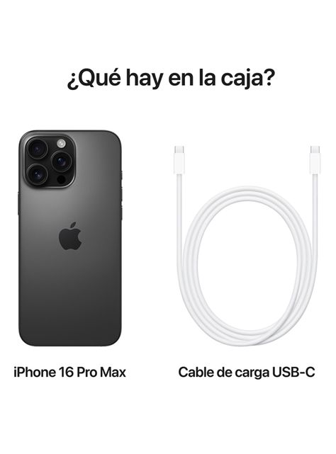 iPhone 16 Pro Max 512GB Titanio Negro Liberado-2