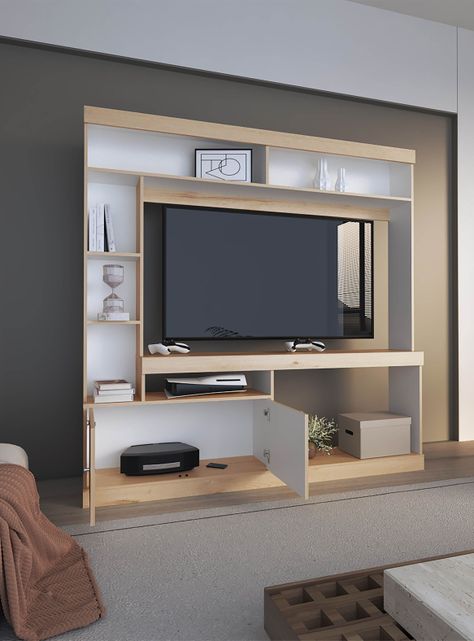 Estante TV 55" Classic Color Duna Blanco-4