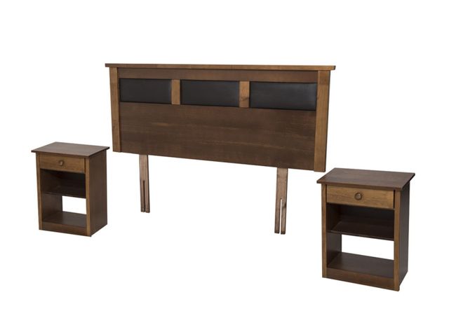 Set Madera Toscana 2 Plazas-1