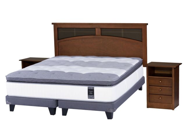 Cama Europea Grafito Titanium New King + Set Castell-0