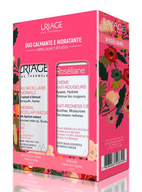 Set Roséliane Crema Anti-Rojeces + Agua Micelar Piel Sensible 100ml Uriage-1