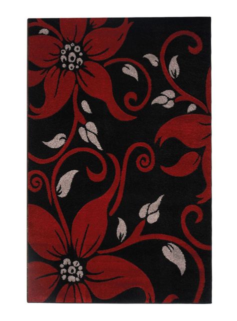 Alfombra Carved D1 133x180 cm Negro-0