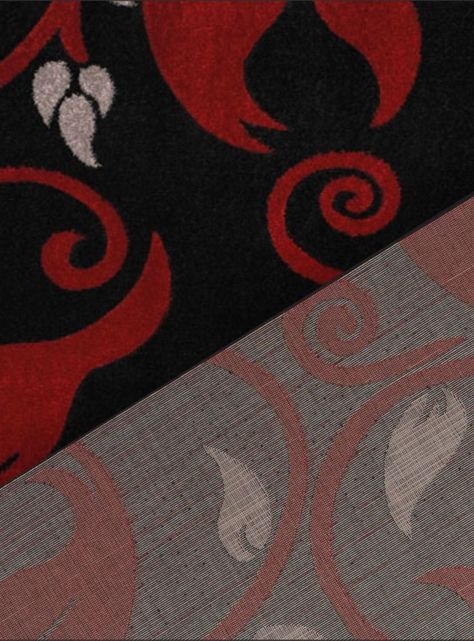 Alfombra Carved D1 133x180 cm Negro-1