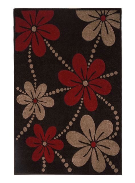 Alfombra Carved 133x180 cm Café Flores-0
