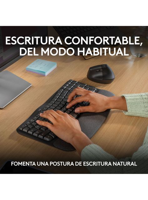 Teclado Ergonómico Inalámbrico Wave Keys-2
