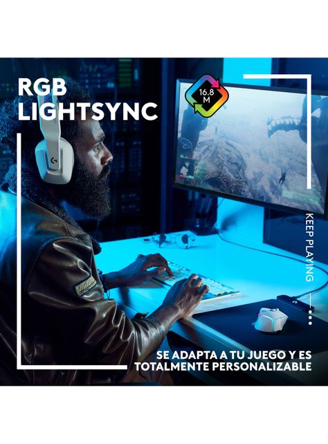 Mouse Óptico Inalámbrico RGB Gaming G502 X Plus-6