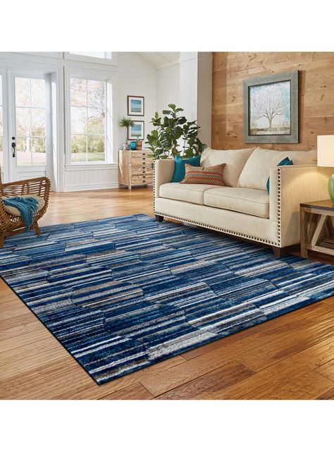 Alfombra Carved Florida D5 133x180 cm Azul-2