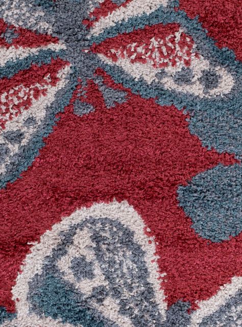Alfombra Infantil 120x170 cm Shaggy Rojo-1