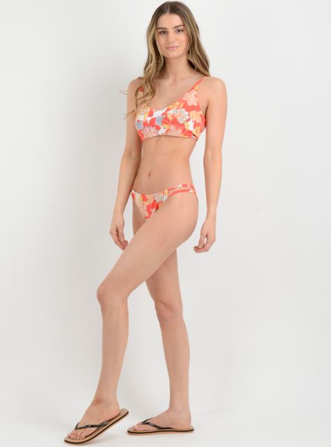 Bikini Bralette Estampado Calzón Clásico-3