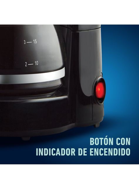 Cafetera de Filtro de 5 Tazas Negra-3