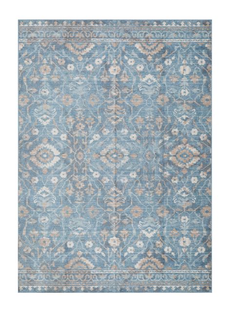 Alfombra Vintage Sky 140x200 cm Azul-0