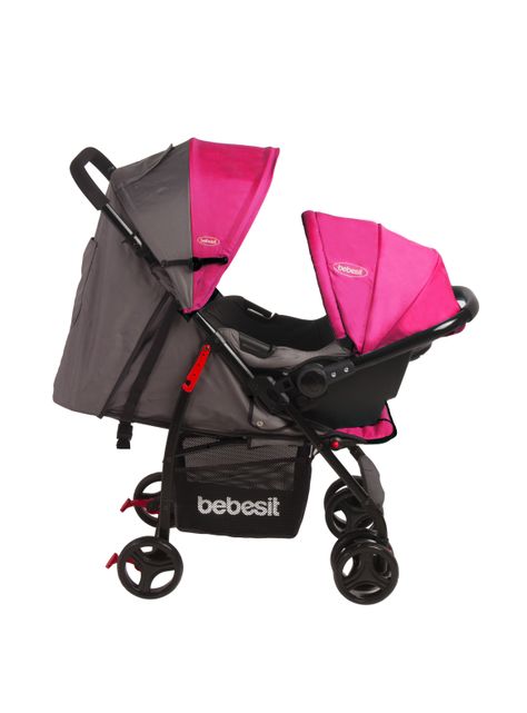 Coche Travel System Summer Light Magenta Bebesit-2