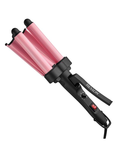 Ondulador de Pelo 3 Barriles Jumbo RVIR3056LA2 Rosa-0