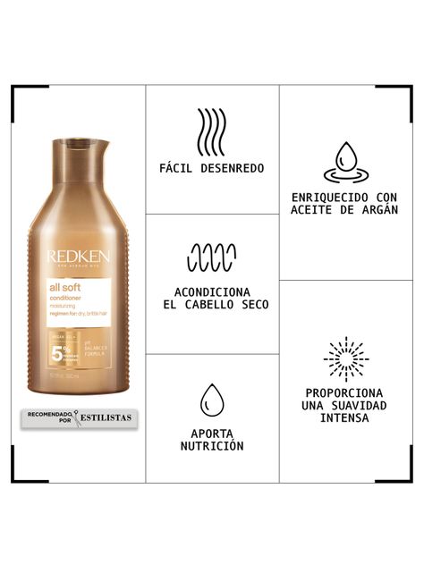 Acondicionador Hidratante Cabello Seco All Soft 300ml-1