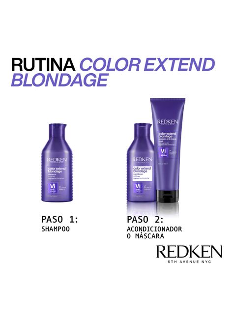 Shampoo Matizador Cabello Rubio Color Extend Blondage 300ml-4