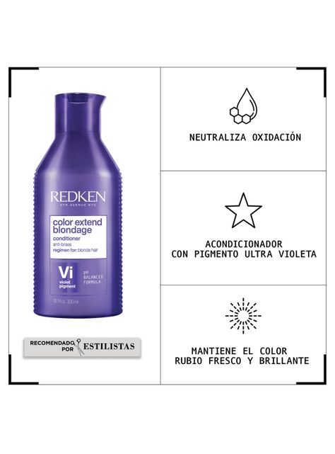 Acondicionador Matizador Cabello Rubio Color Extend Blondage 300ml-1