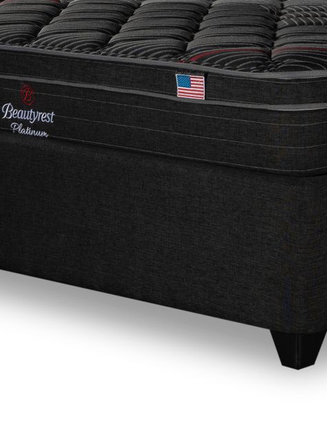 Cama Europea Bignest Platinum King + Respaldo Tignes Marengo-3