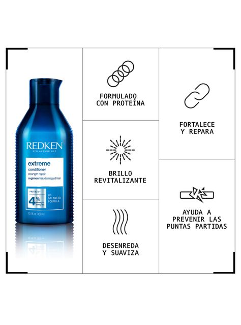 Acondicionador Reparación Cabello Dañado Extreme 300ml-2