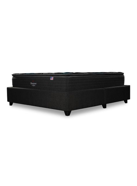 Cama Europea Bignest Dolphin King + Respaldo Tignes Marengo-0