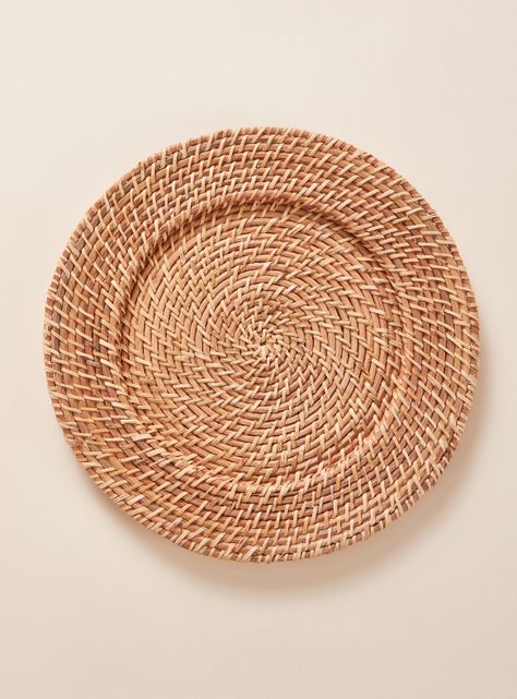 Plato Base Ratán Natural 35 cm-0